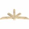 Ekena Millwork Alberta Rough Sawn Timber Gable Bracket, Douglas Fir, 84"W x 42"H x 4"D x 6"F, 12/12 Pitch GBW084X42X0406ALB00RDF - alternate 5
